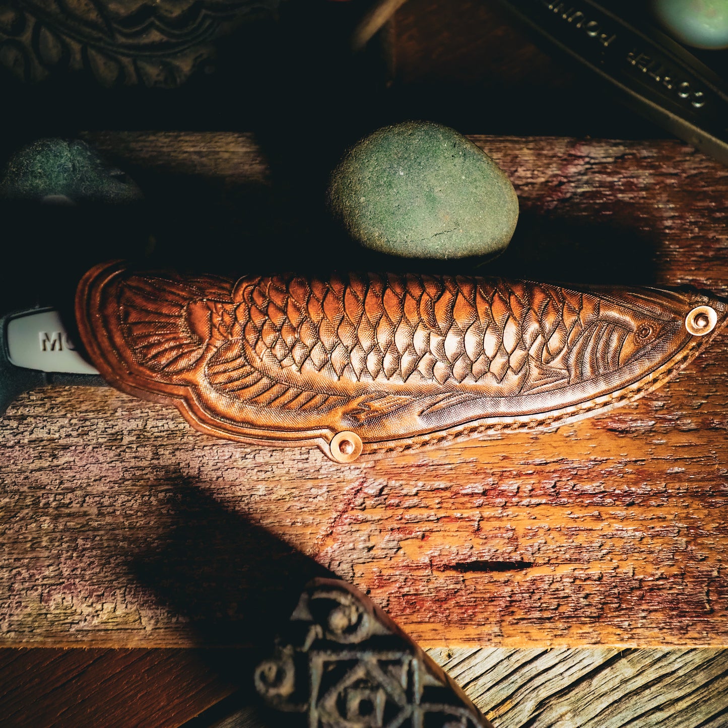 001 Red Arowana - Morakniv Sheath