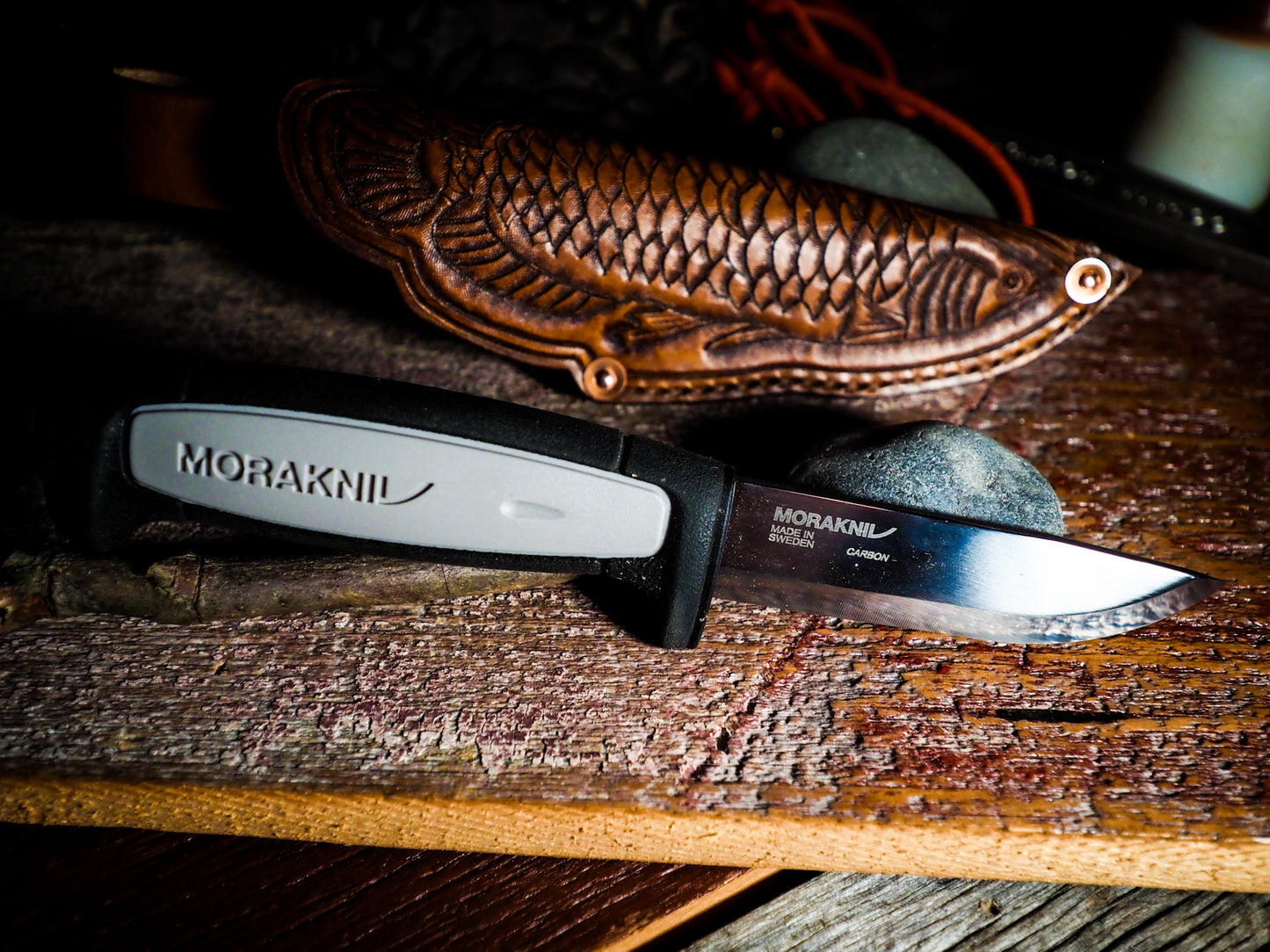 001 Red Arowana - Morakniv Sheath